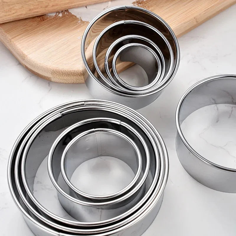 Round Stainless Steel Biscuit Mold