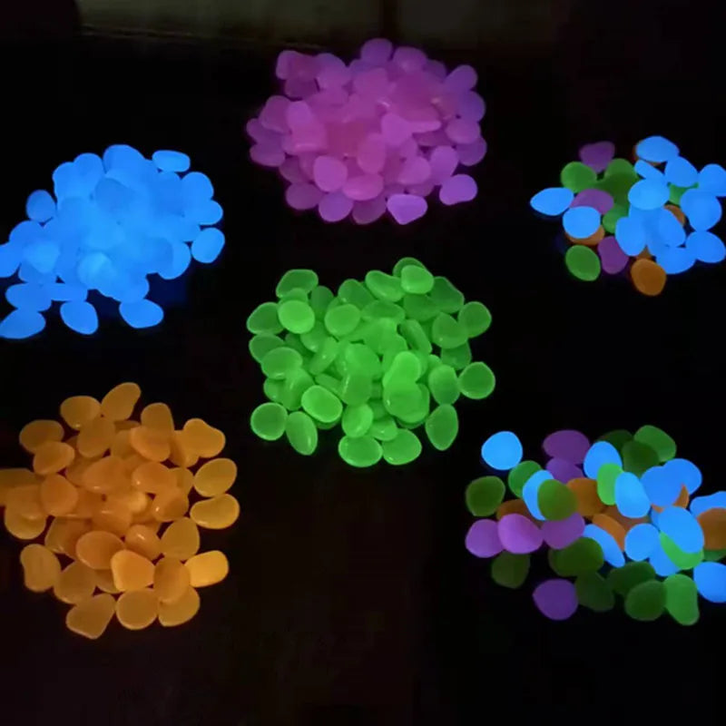 Glow in the Dark Garden Pebbles