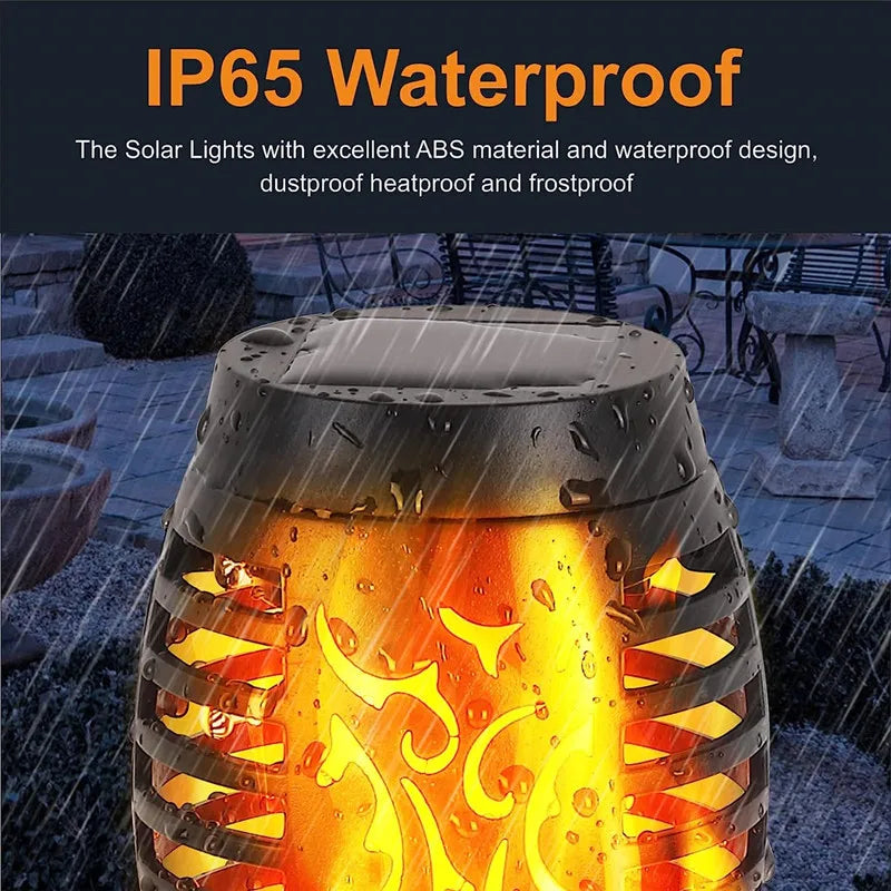 Waterproof Solar Powered Outdoor Torch Lights