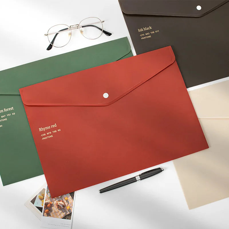 A4 Document Pocket Folder File Holder