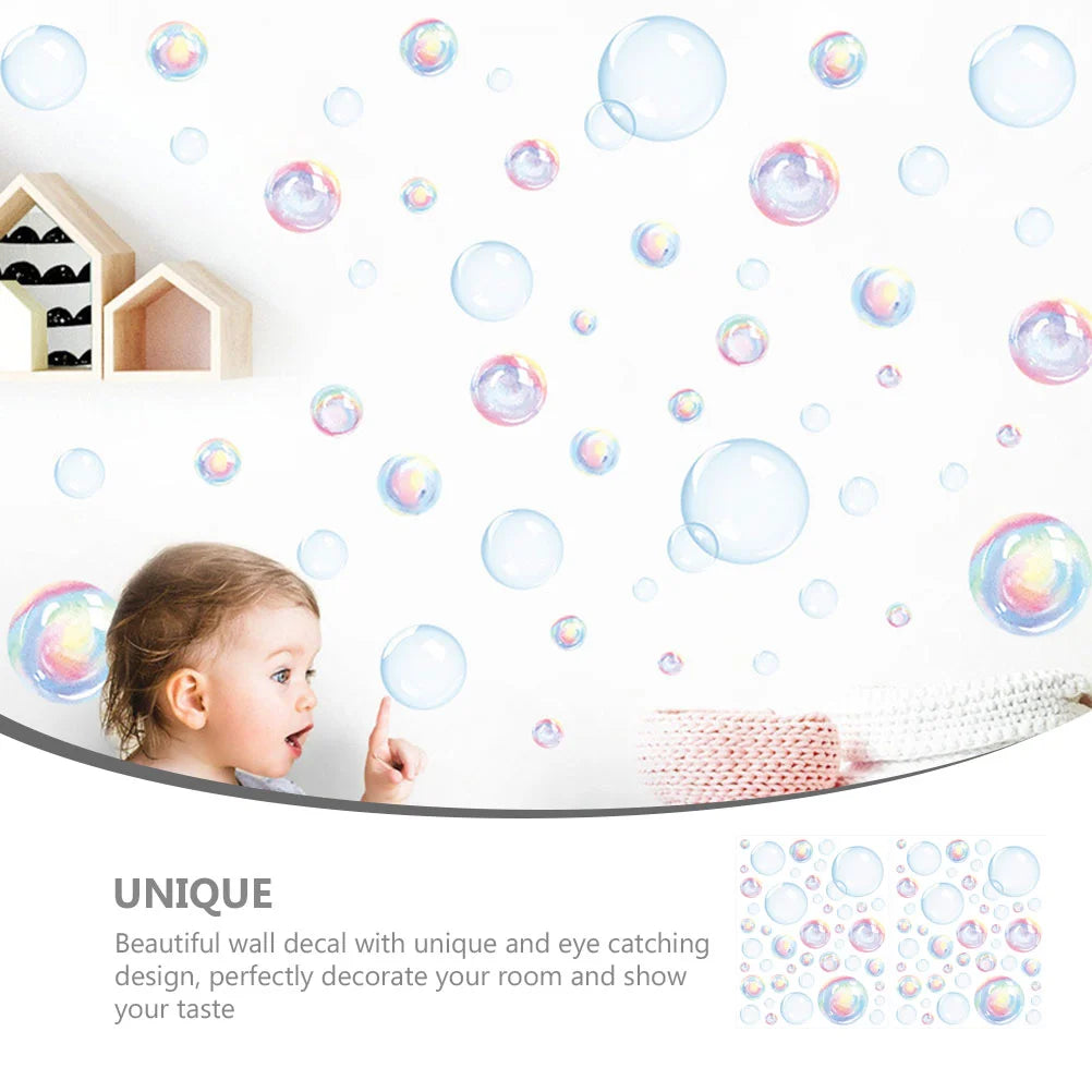 Bubble Decals Wallpaper