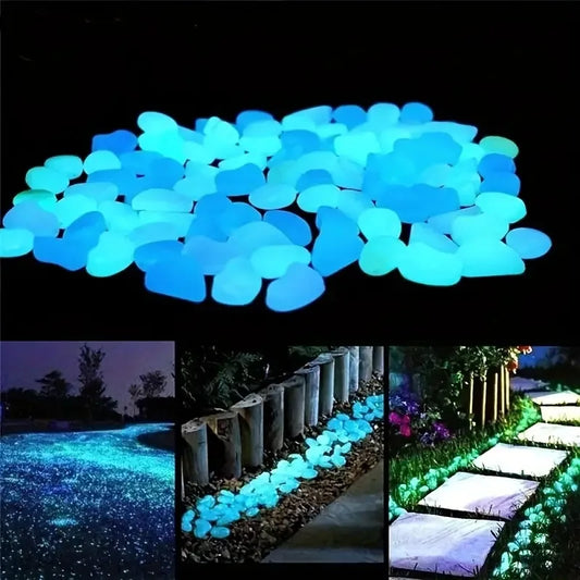 Glow in the Dark Garden Pebbles