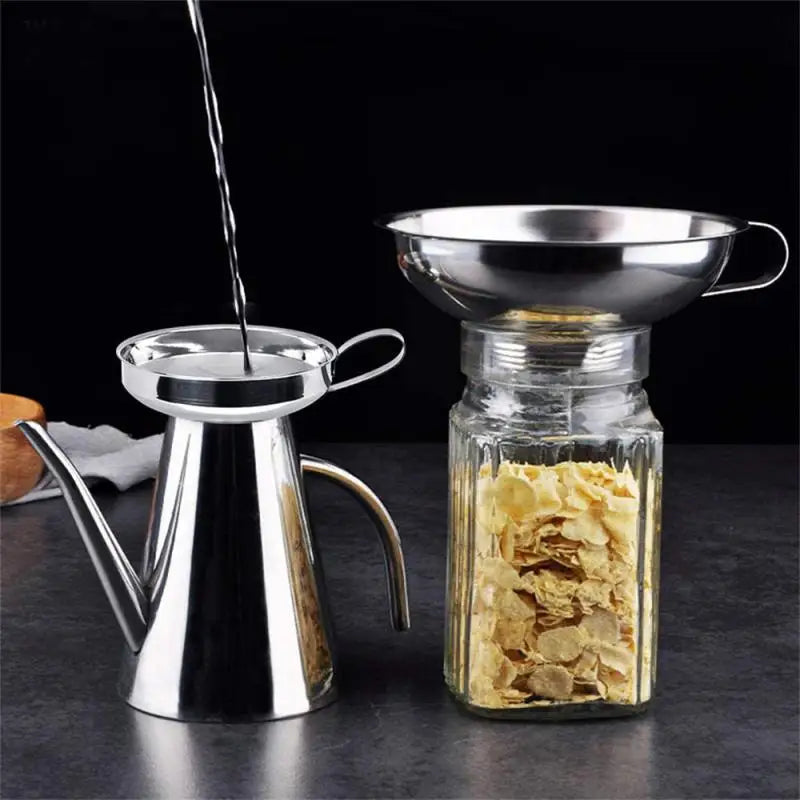 Stainless Steel Wide Mouth Canning Funnel Hopper