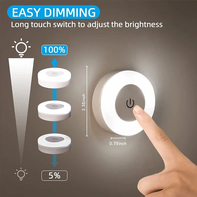 Rechargeable Magnetic Base Wall Light