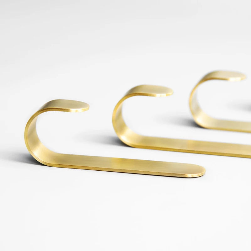 Bathroom Brass Wall Hooks