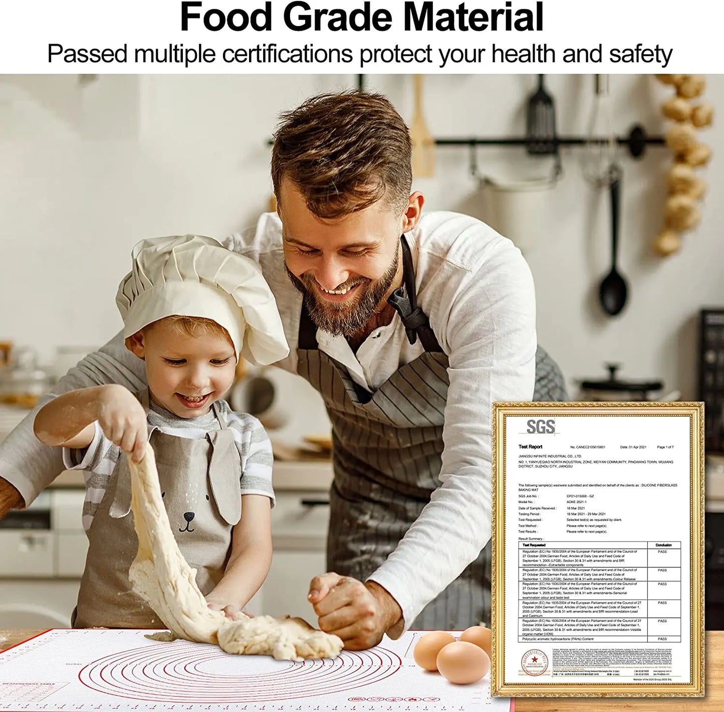 UNTIOR Silicone Dough Mat: Multi-functional Kitchen Bakeware