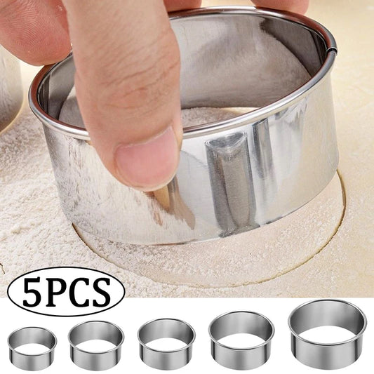 Round Stainless Steel Biscuit Mold