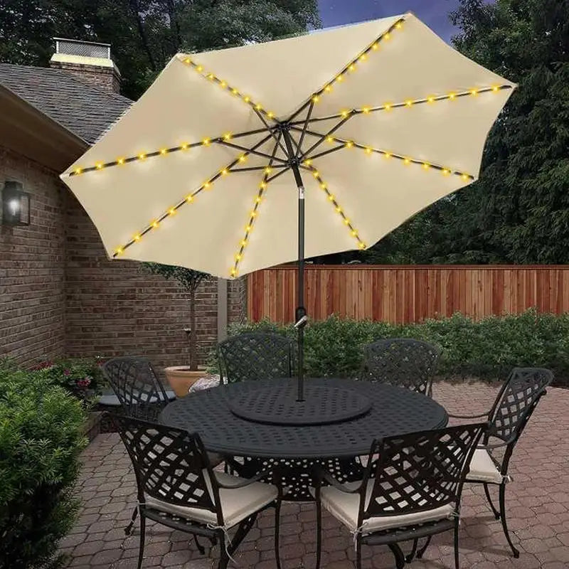 Solar Power Patio Umbrella Lights
