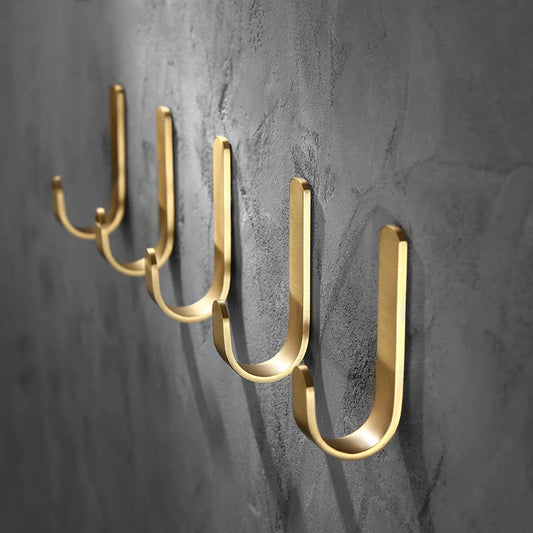 Bathroom Brass Wall Hooks