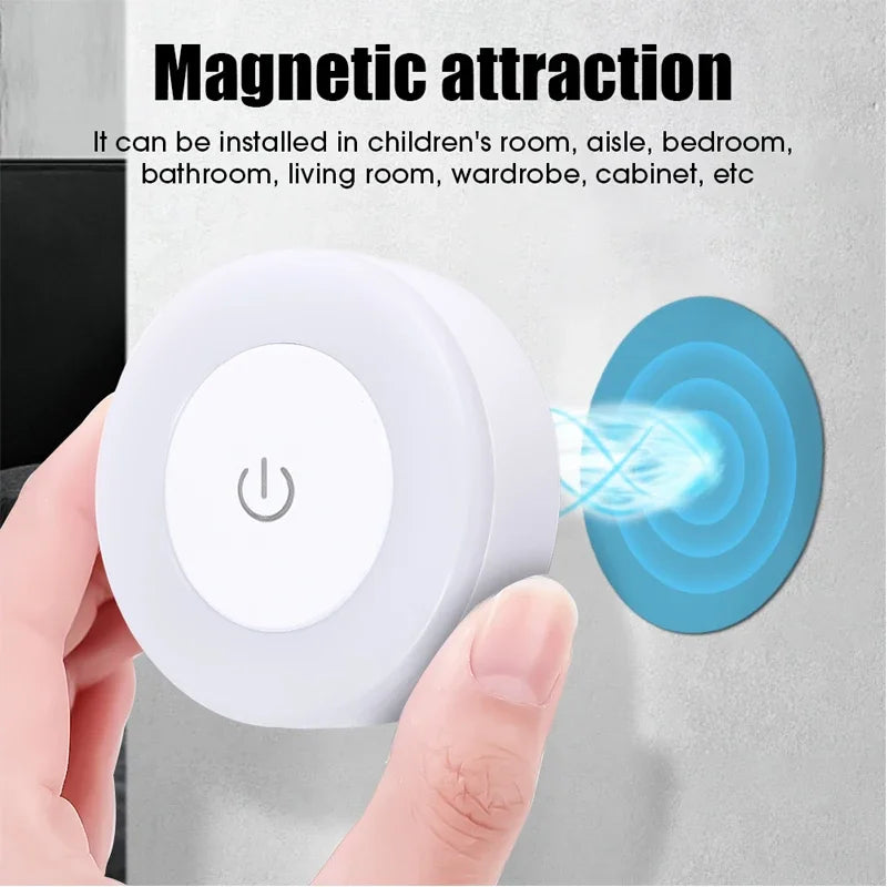 Rechargeable Magnetic Base Wall Light