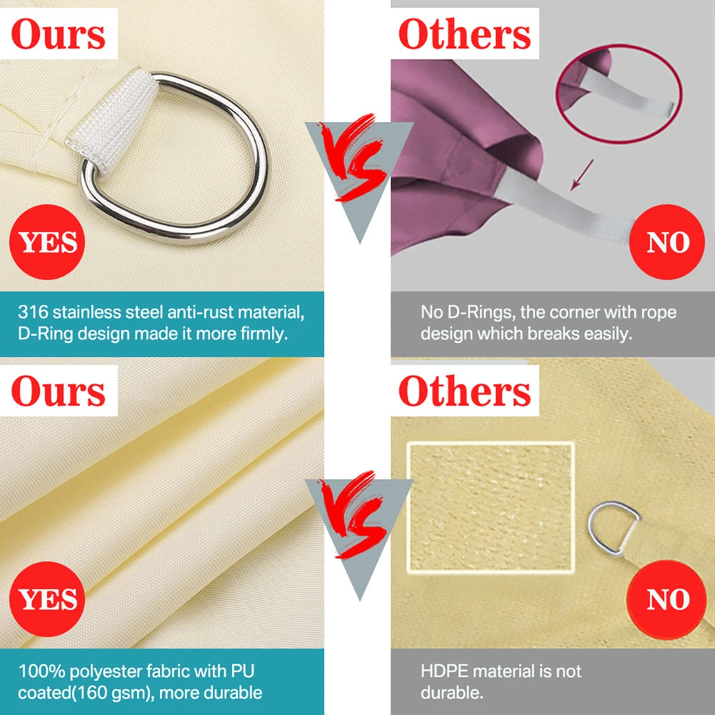 Sunshade Protection Shade Sail Awning