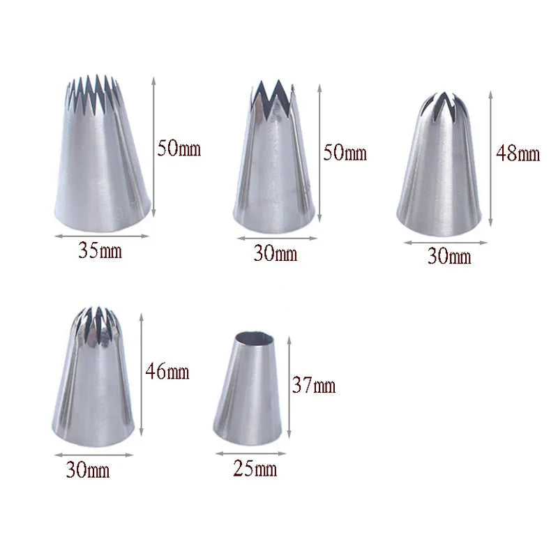 Stainless Steel Cake Decoration Tips Set