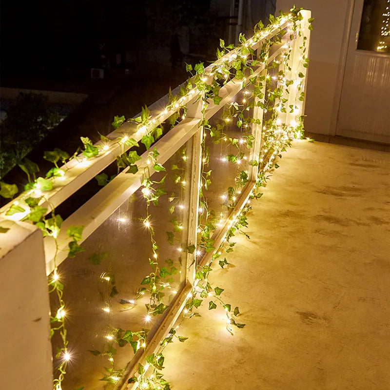 Maple Leaf Garland Fairy LED Lights