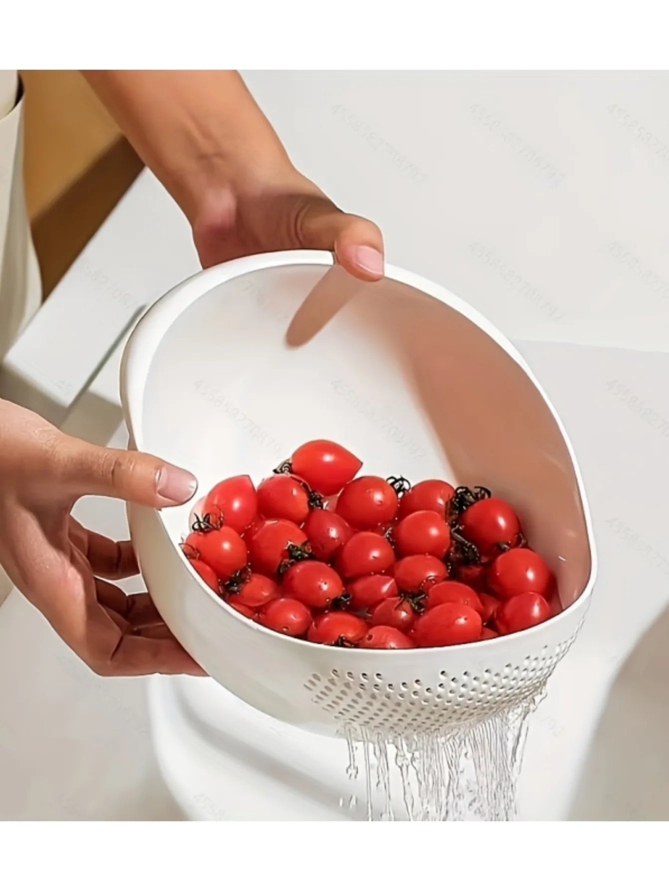 Rice Drainage Basket: Multi-purpose Kitchen Sieve for Fruits and Vegetables