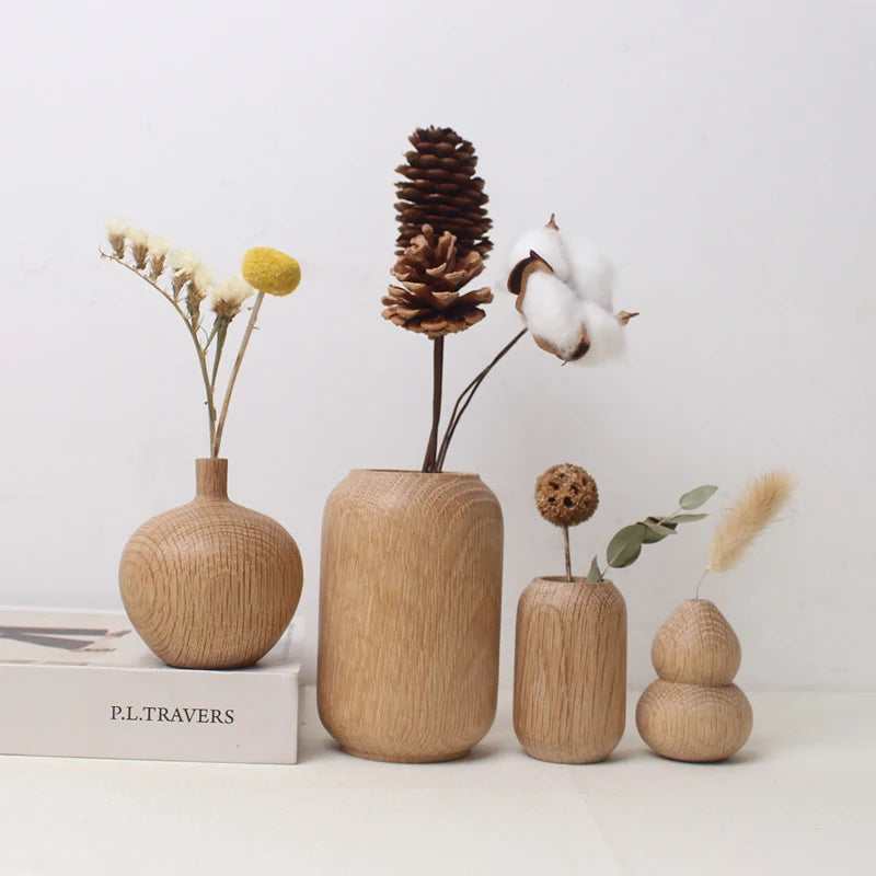 Minimalist Wooden Vase