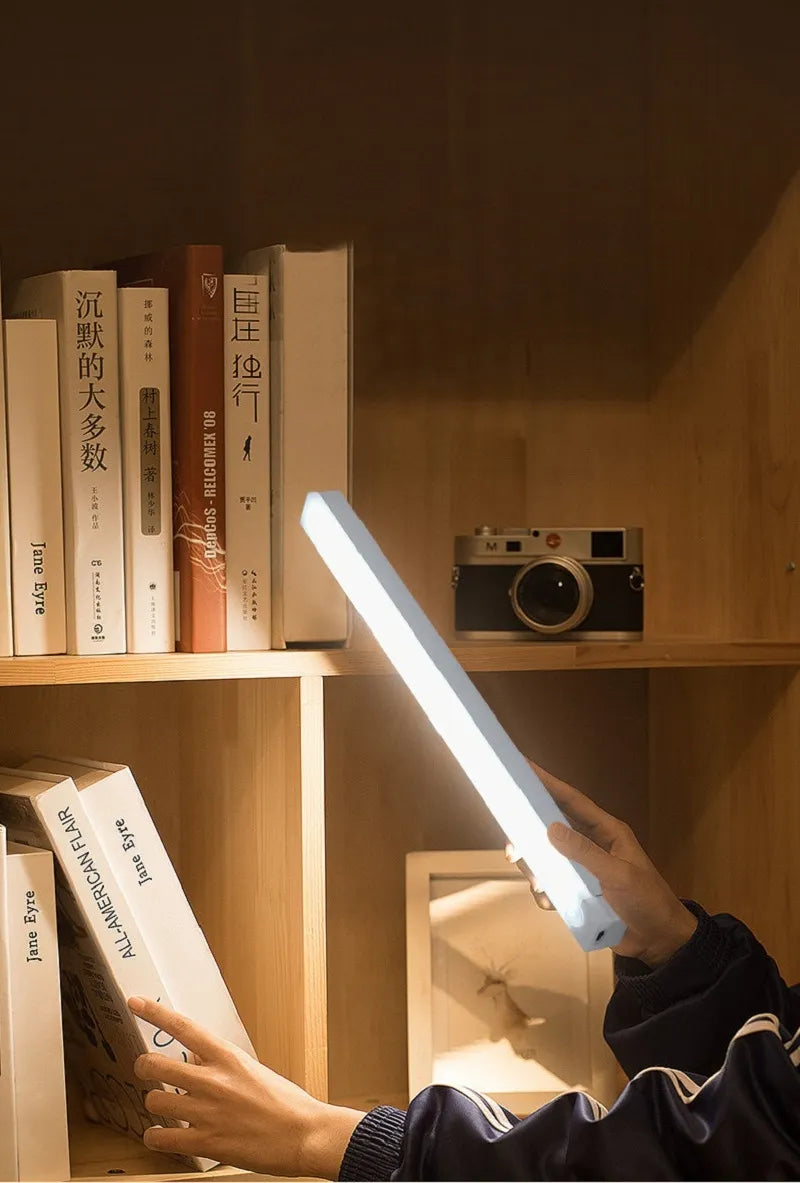 USB Rechargeable PIR Motion Sensor LED Bar Lights, Dimmable