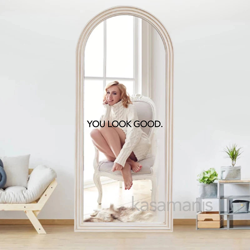 "You Look Amazing" Vinyl Mirror Decal