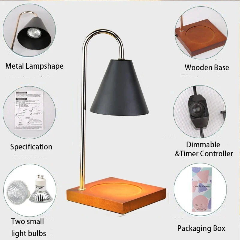 Bedside Wax Melt Light Lamps