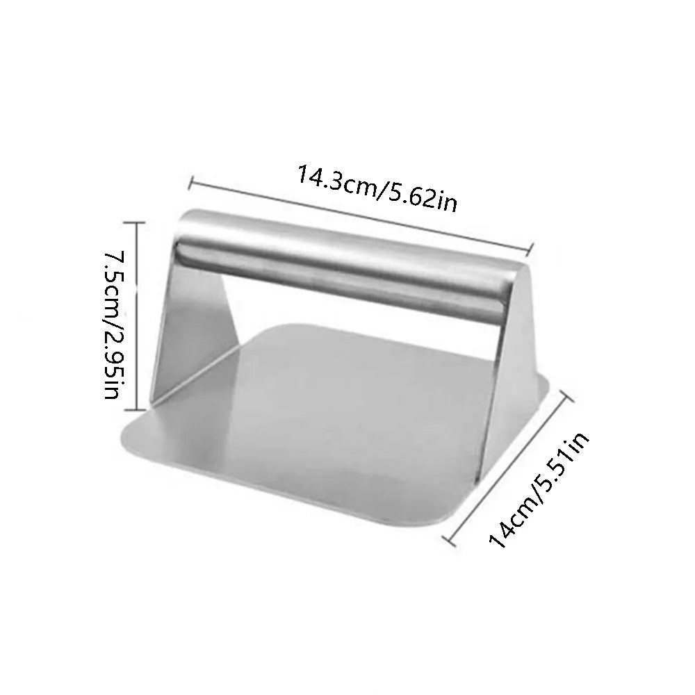 Stainless Steel Burger Press