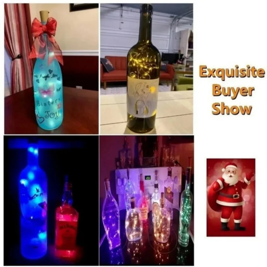 Wine Bottle Cork Copper Wire String Lights