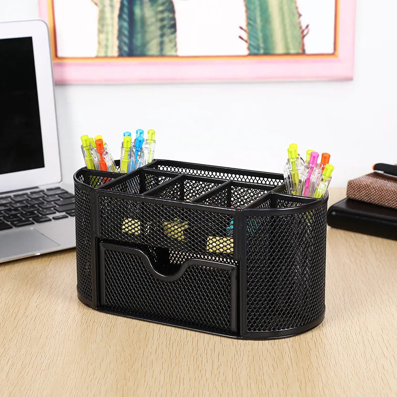 Multifunctional Mesh Desk Organizer  \