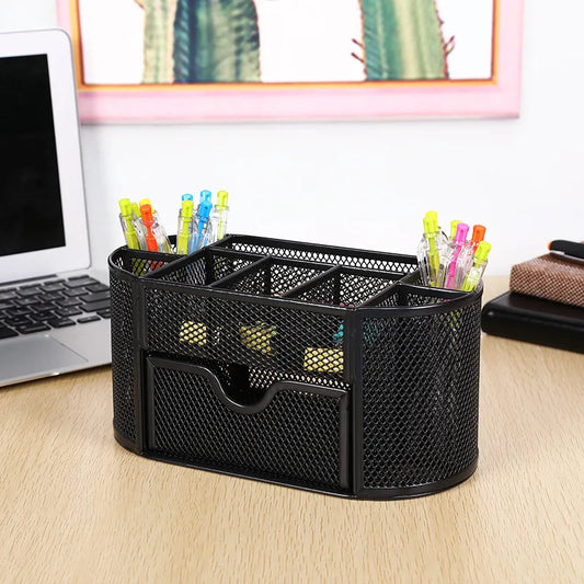 Multifunctional Mesh Desk Organizer  \