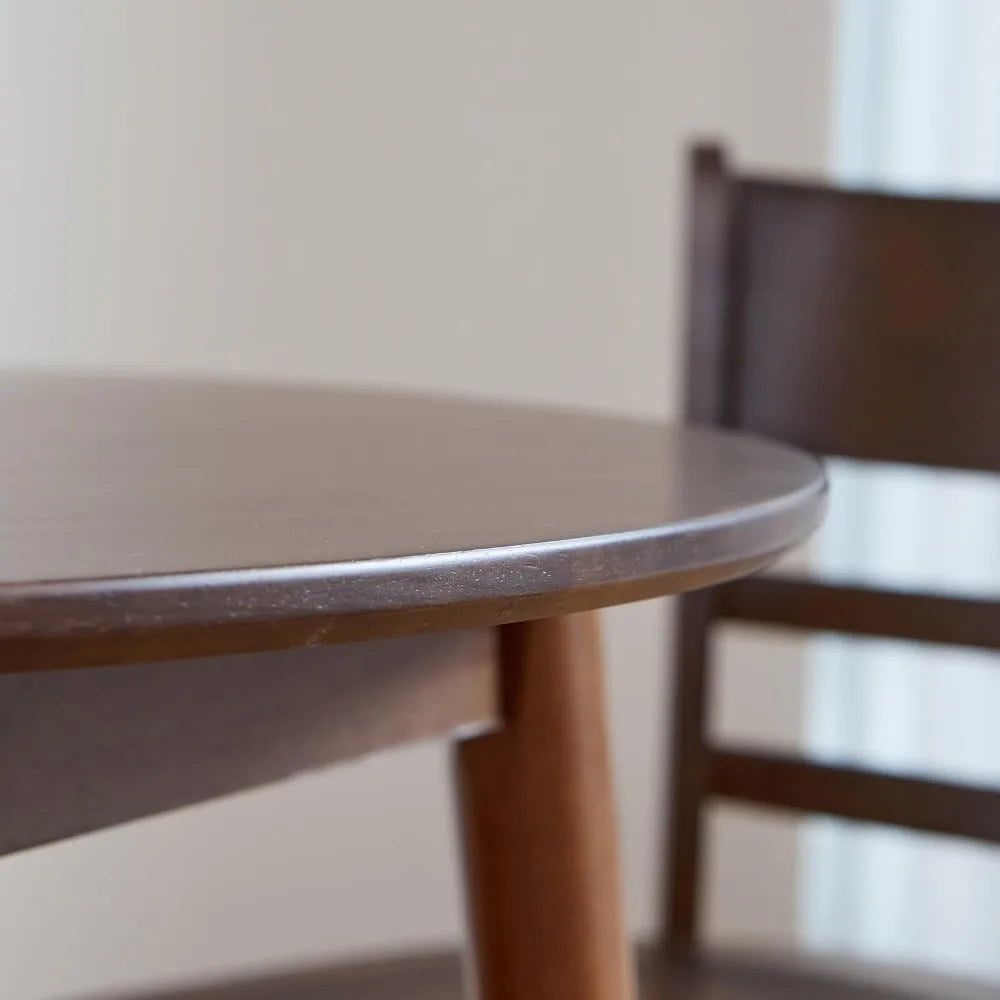 Mid Century Modern Malaysian Oak Kitchen Table (Walnut)