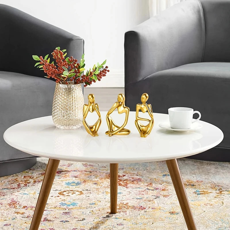 Abstract Thinker Statue Resin Figurine