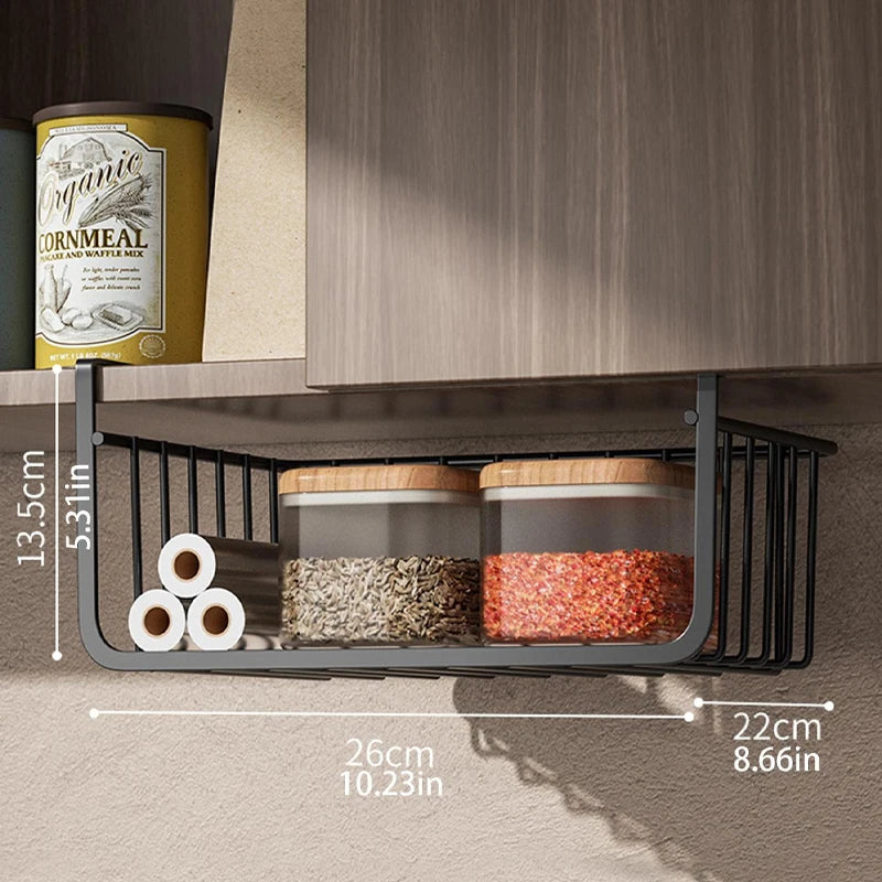 Iron kitchen storage rack