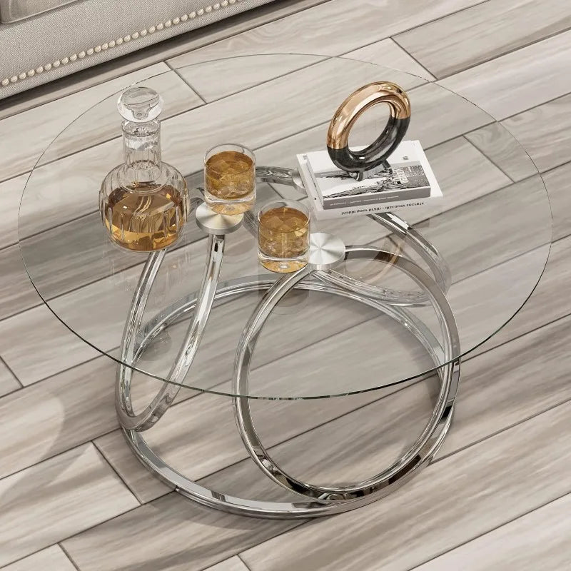 O&K FURNITURE Round Coffee Table