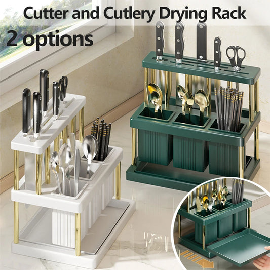Cutter and Cutlery Drying Rack