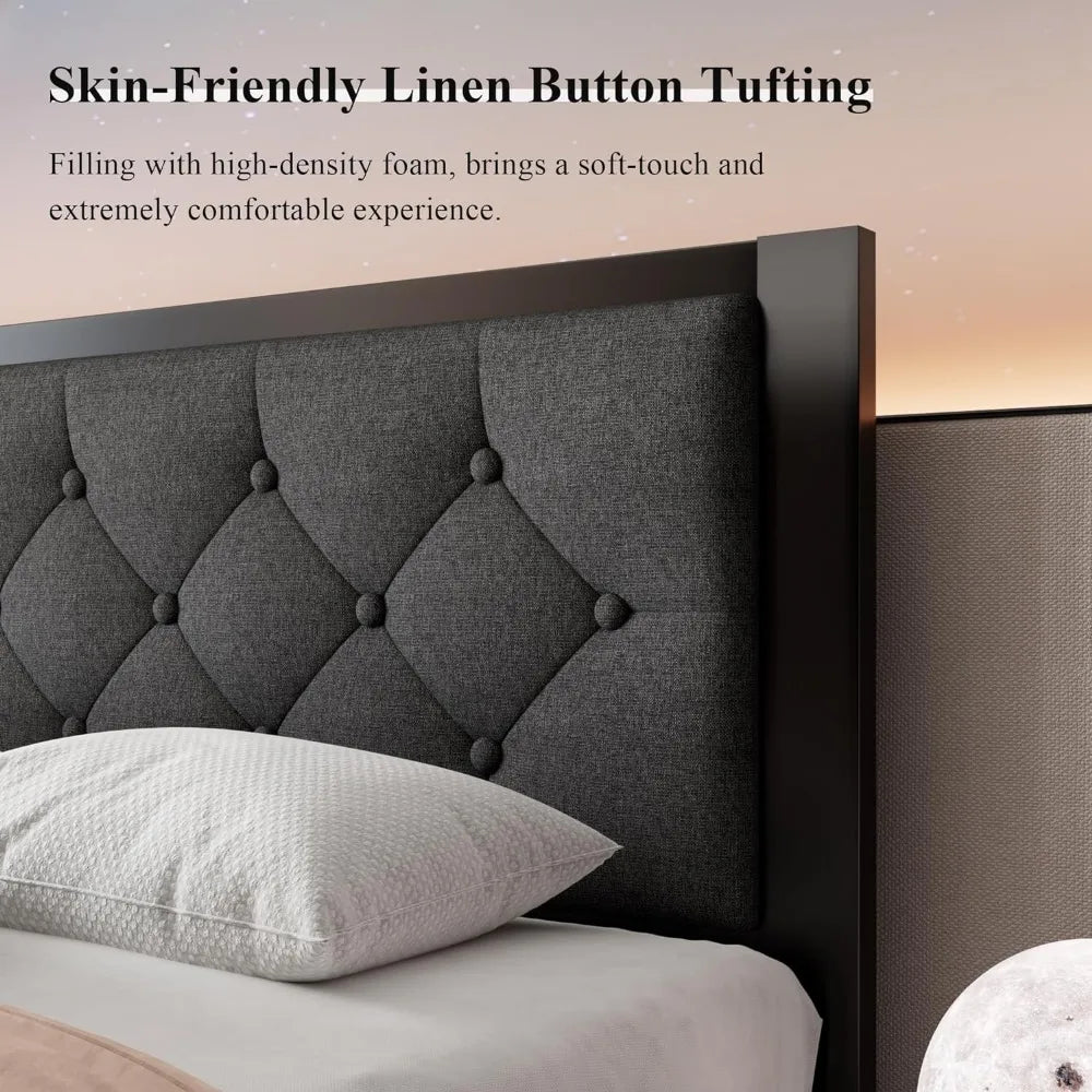 Heavy-Duty Platform Bed Frame