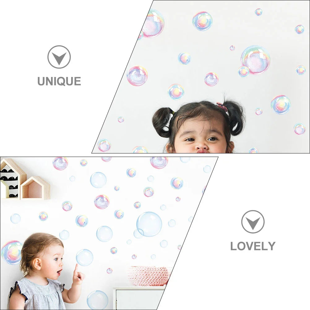 Bubble Decals Wallpaper