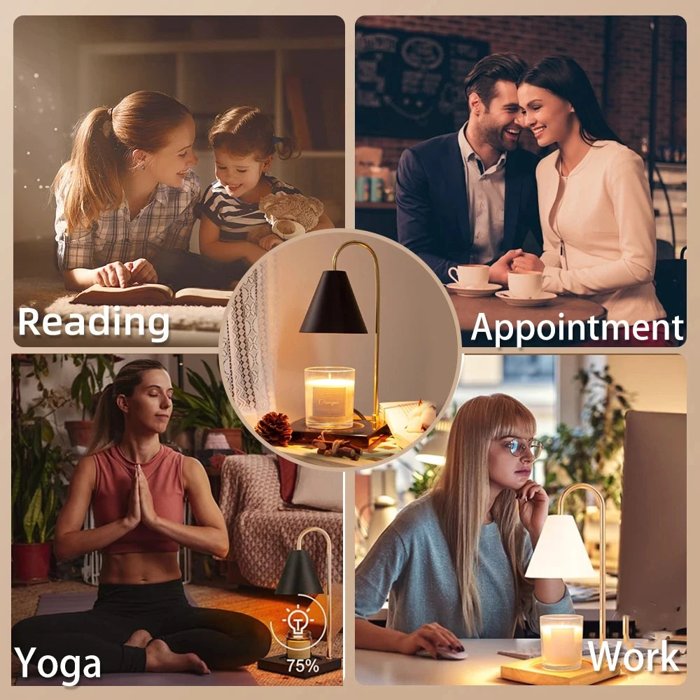 Bedside Wax Melt Light Lamps