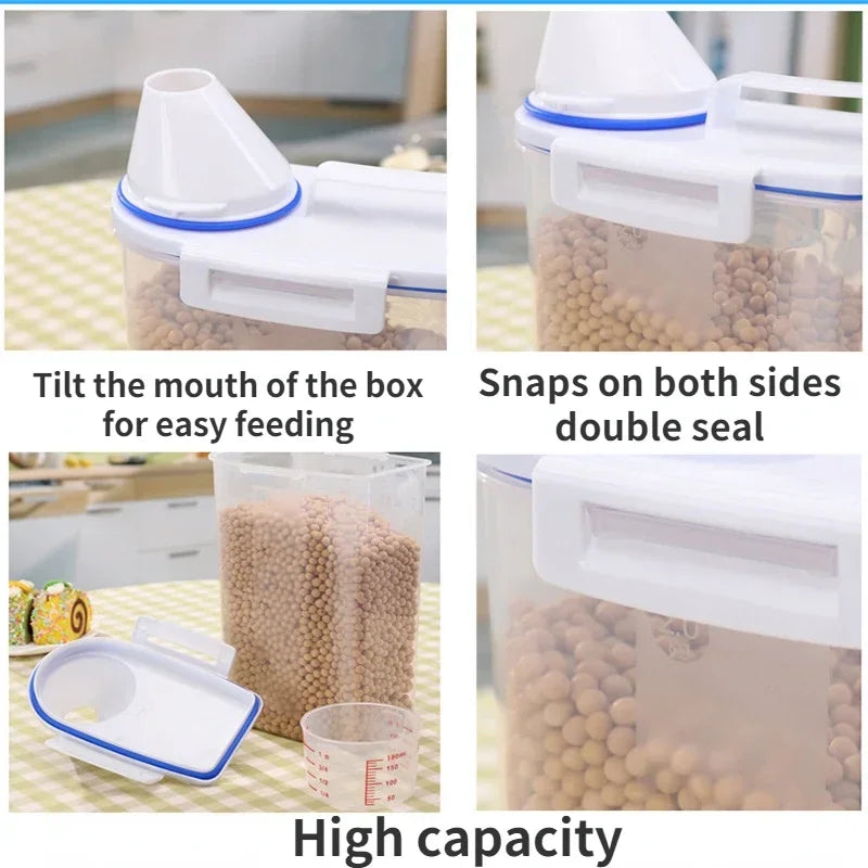 Pet Food Pail Plastic Storage Tank