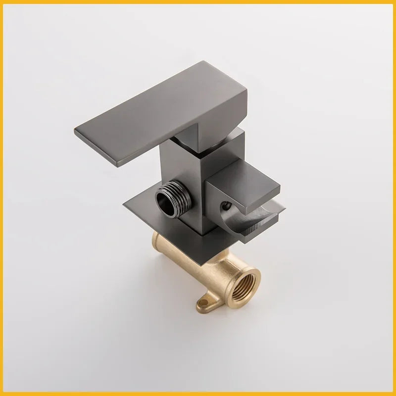 Hand-Held Square Spray Gun Brass Toilet Bidet