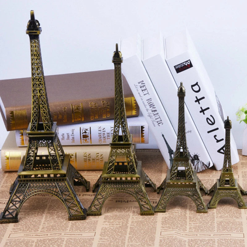Bronze Paris Eiffel Tower Figurine Statue