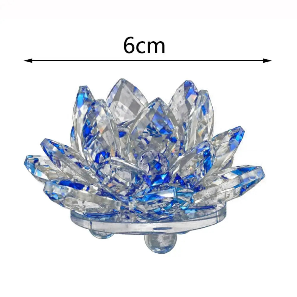 Crystal Lotus Flower Figurine