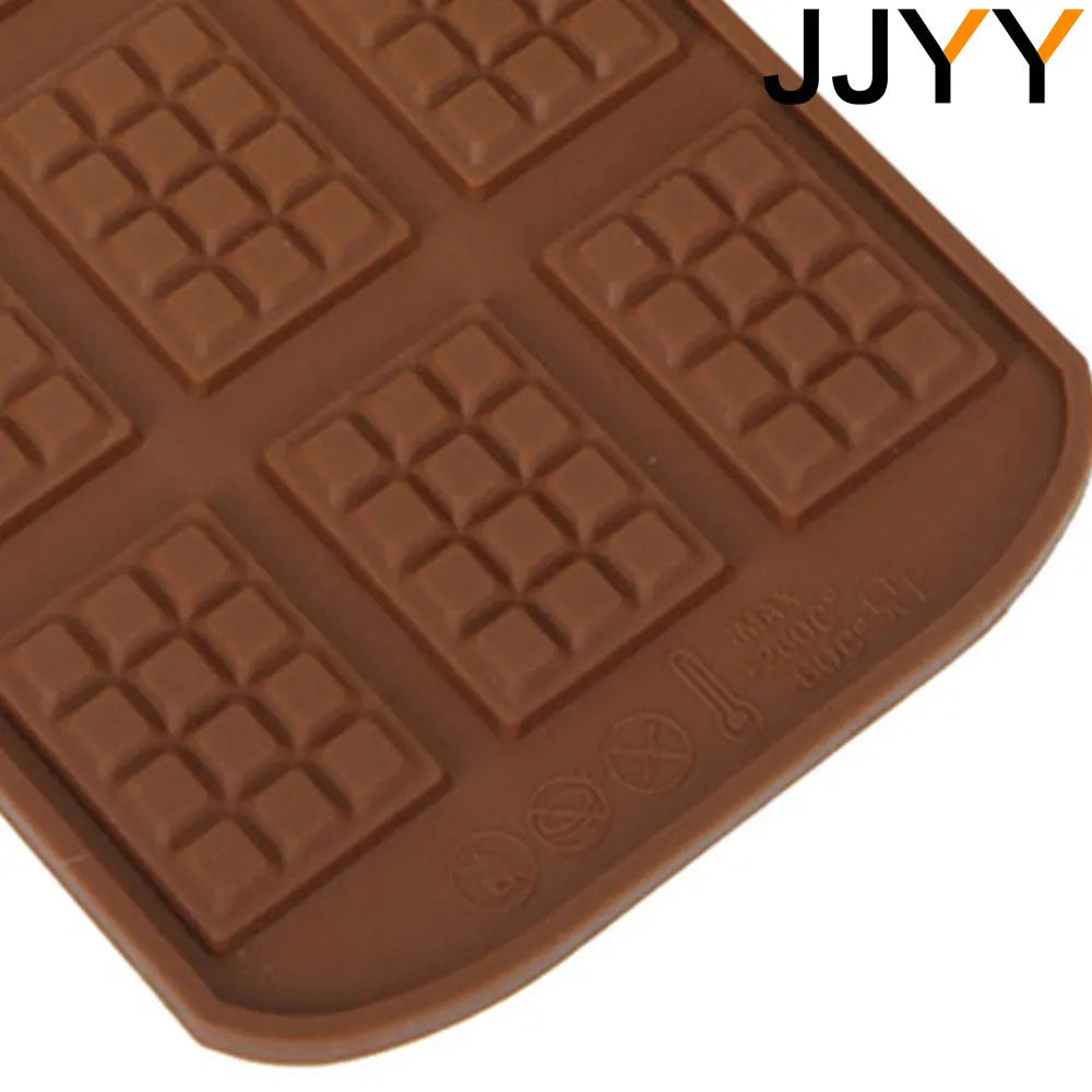 JJYY 12-Cavity Silicone Chocolate and Fondant Mold: Cake Decorating Essential
