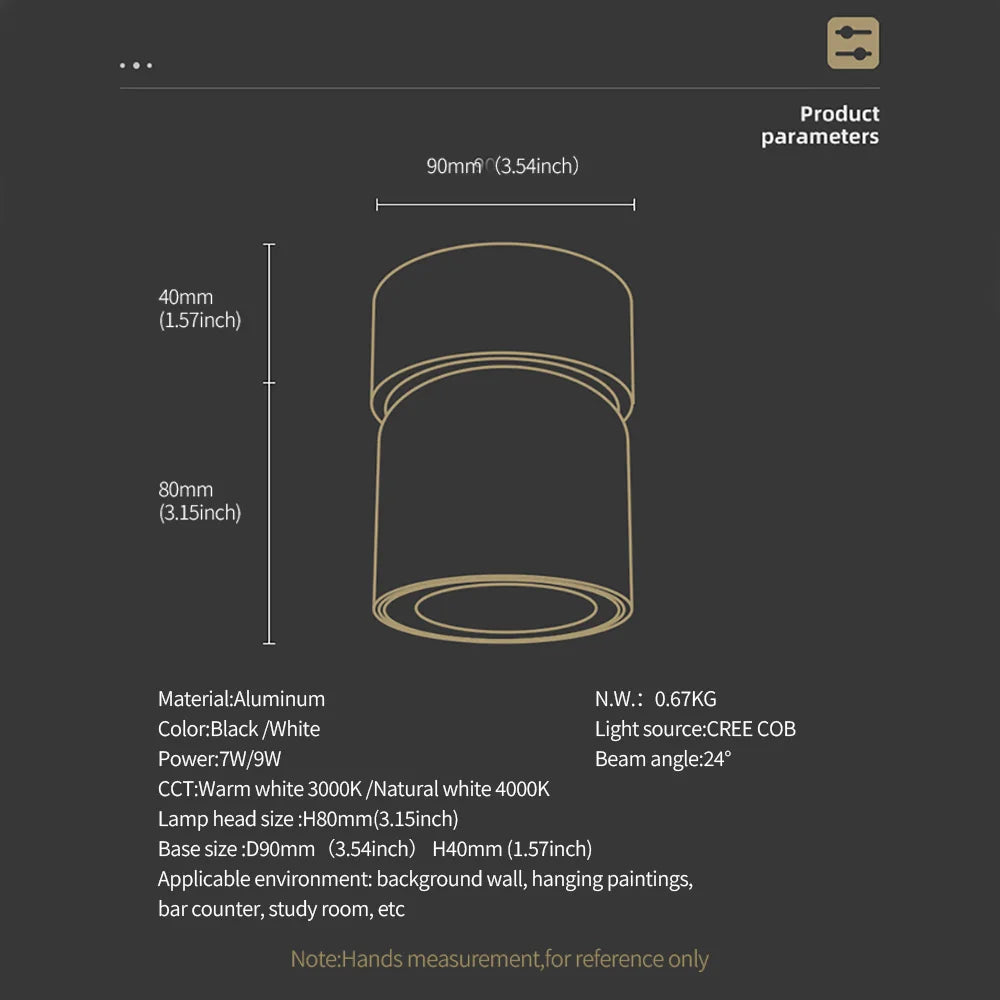 Aisilan Rotating LED Ceiling Lamp